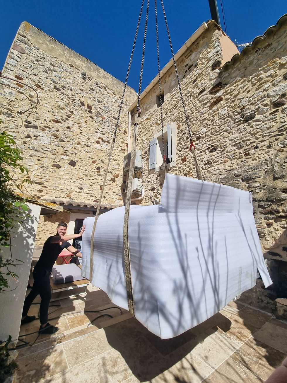 Installation d'un Torino luxe giovanni riboli à valliguieres