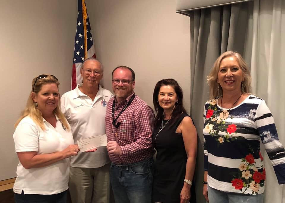 Seabrook Association Donates $2,500 to Support Sailing Angels Foundation