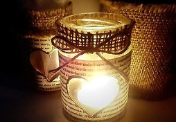 μπομπονιερα γαμου βαζακι