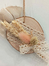 μπομπονιερα κοριτσι βαπτισης μποχο boho πρωτοτυπη χειροποιητη κορμος ξυλινη