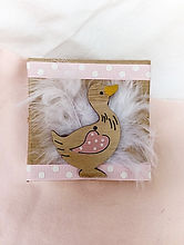 βαφτιση μπομπονιερα πουλακι παπια κυκνος κουτακι