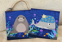 μπομπονιερα βαφτιση αγορι ναυτικο ζωα της θαλασσας πινακακι οικονομικη