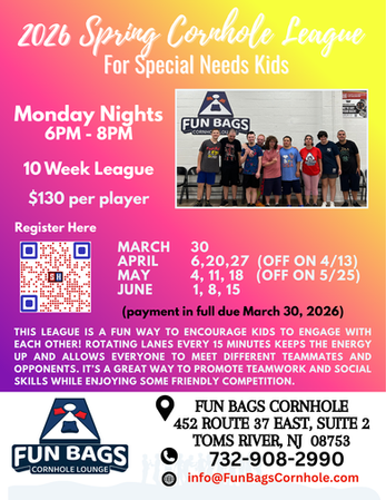 Special Needs Cornhole League
