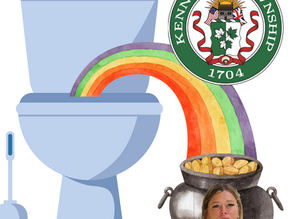 A township, a toilet, and a pot of gold