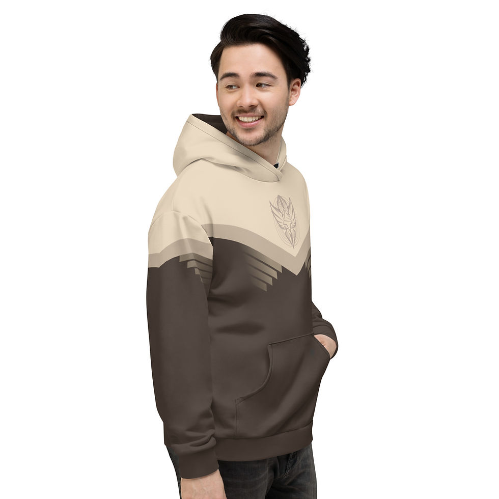 Thumbnail: Superhuman Essentials Pullover Hoodie (Unisex; Paladin; Champagne/Chocolate)