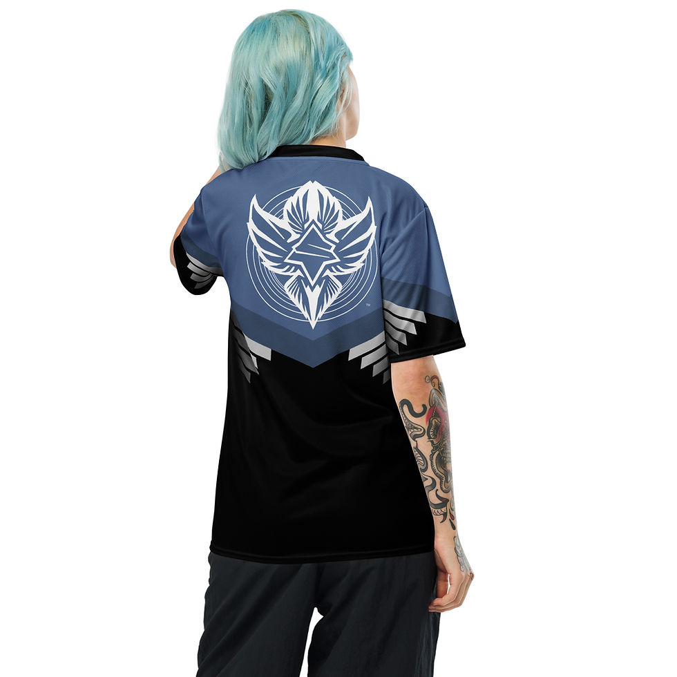 Thumbnail: Superhuman Essentials Sports Jersey (Unisex; Paladin; Super Blue/Black)