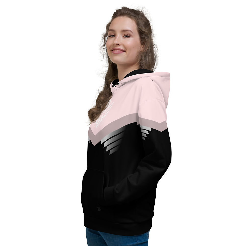 Thumbnail: Superhuman Essentials Pullover Hoodie (Unisex; Paladin; Pink Champagne/Black)