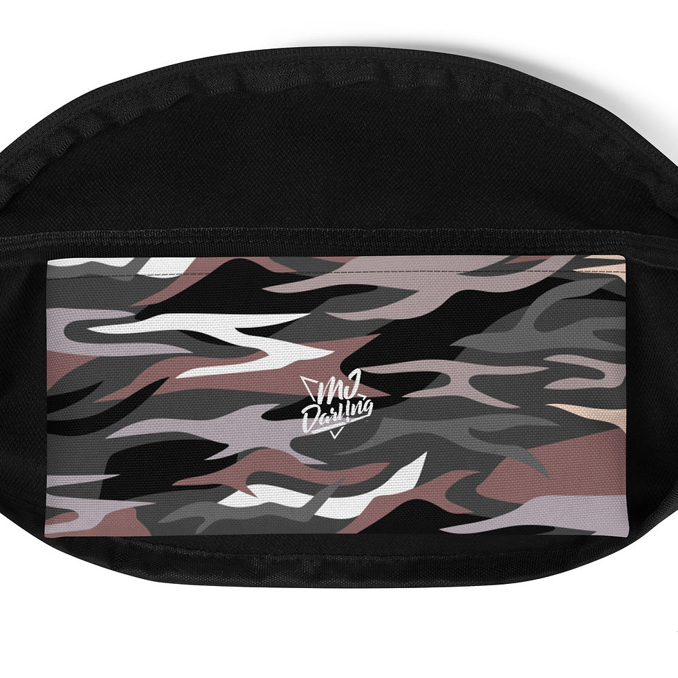 Thumbnail: Rockstar Essentials Cross-Body Bag/Fanny Pack (Unisex; Camo; Gray)