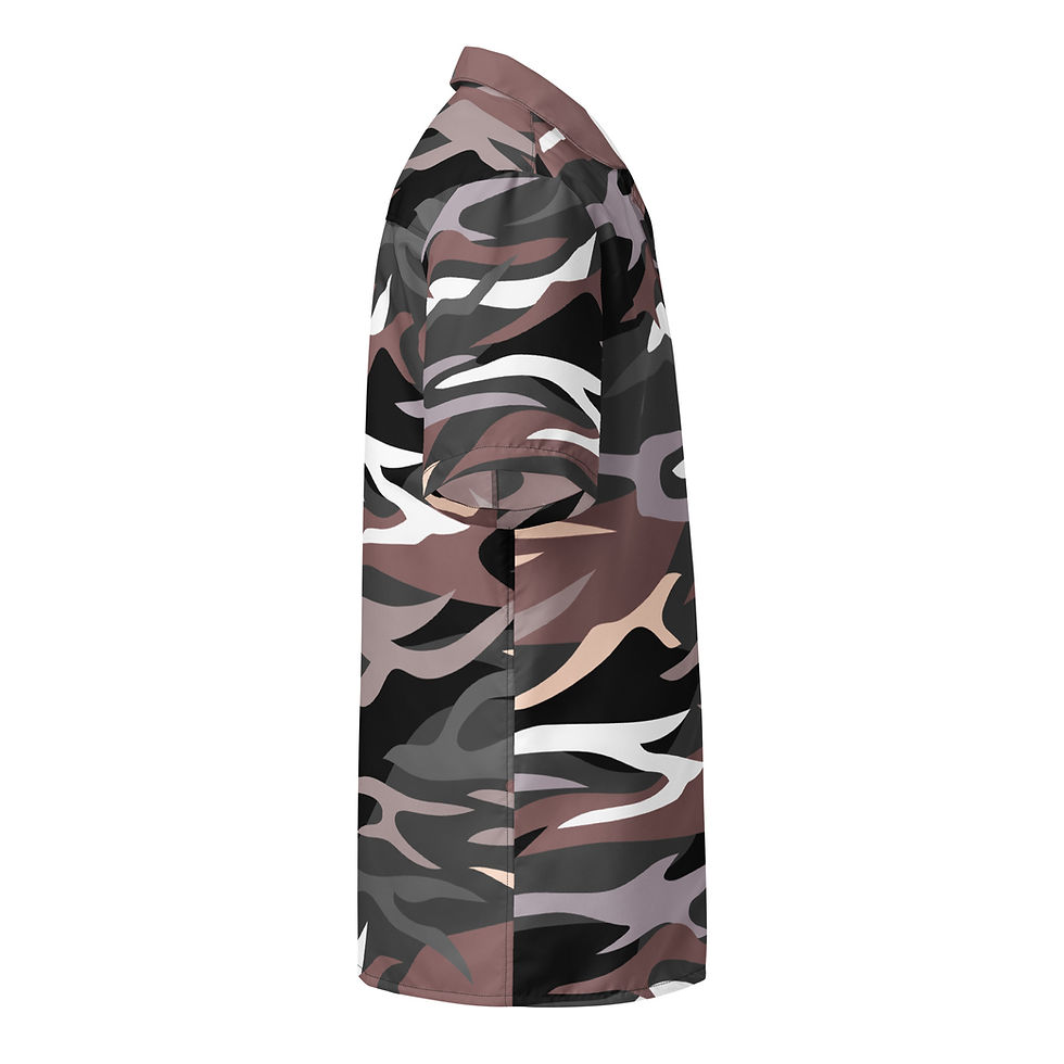 Thumbnail: Rockstar Essentials Short Sleeve Button Down Shirt (Unisex; Shiggy; Camo Gray)