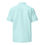 Thumbnail: Classic Essentials Short Sleeve Button Down Shirt (Unisex; Cyan/Turquoise)
