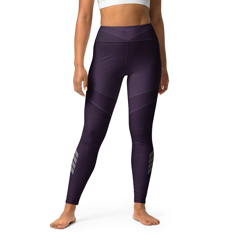 Thumbnail: Superhuman Essentials Women's Yoga Leggings w/ Pocket (Captain; Purple)