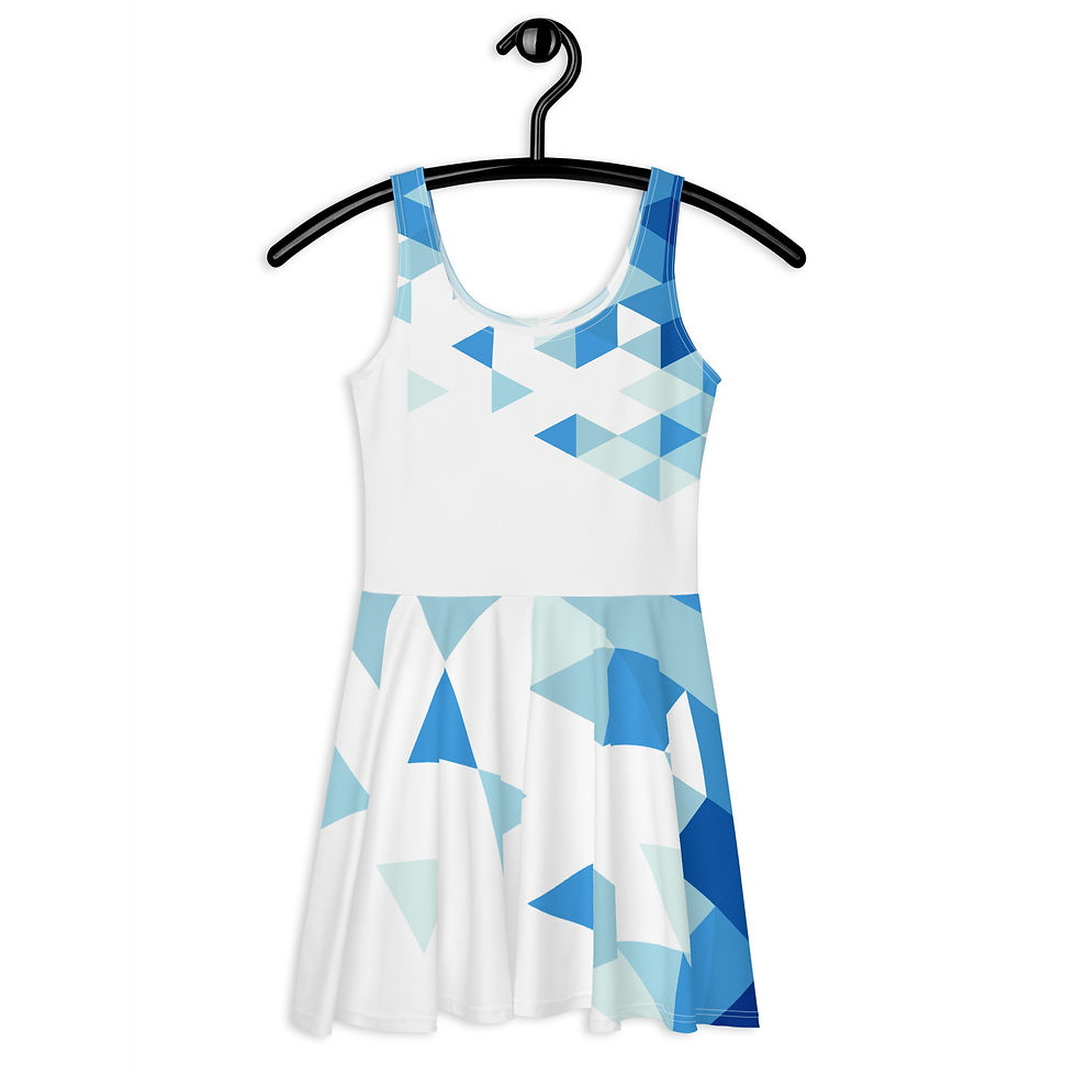 Thumbnail: Superhuman Essentials Women’s A-Line Skater Sun Dress (Crystal Clear)
