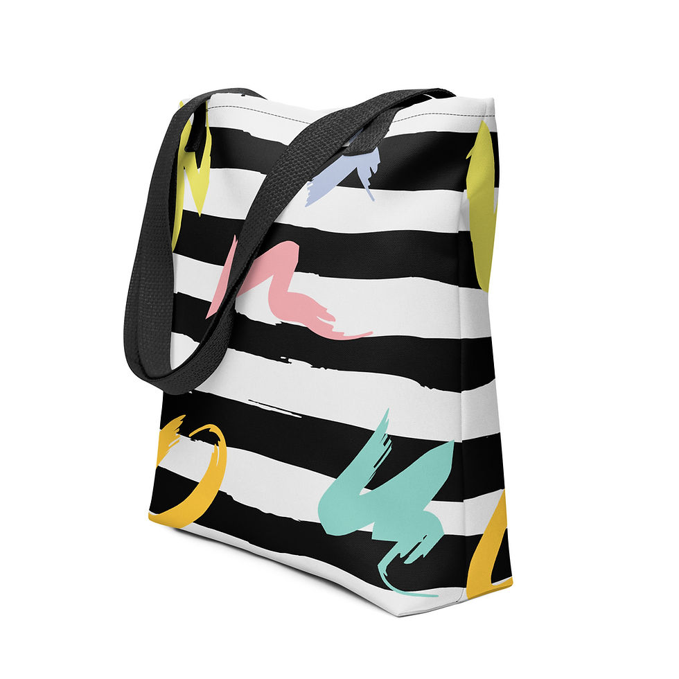 Thumbnail: Rockstar Essentials Tote Bag (Unisex; Letters From Paris)