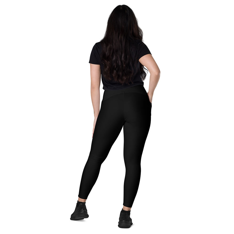 Thumbnail: Superhuman Essentials Women’s Crossover Leggings w/ Pockets (Paladin; Black)