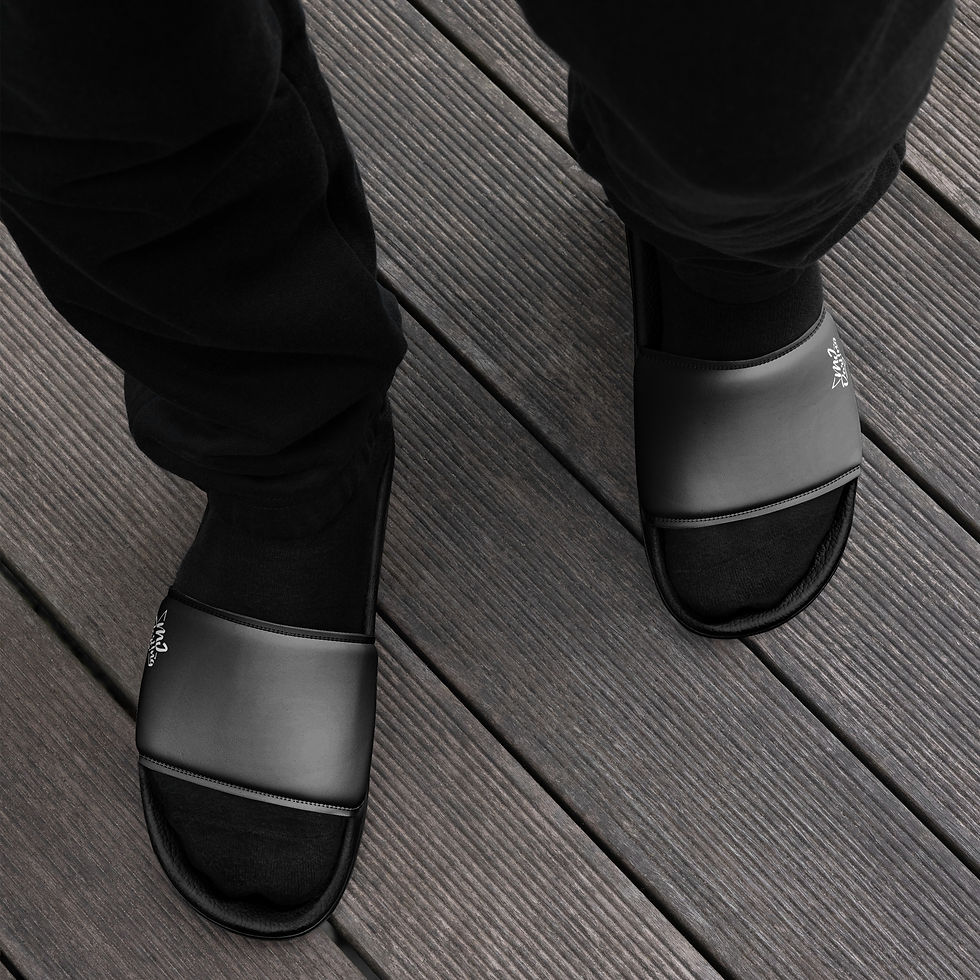 Thumbnail: Classic Essentials Men’s Slides (Gray/Black)