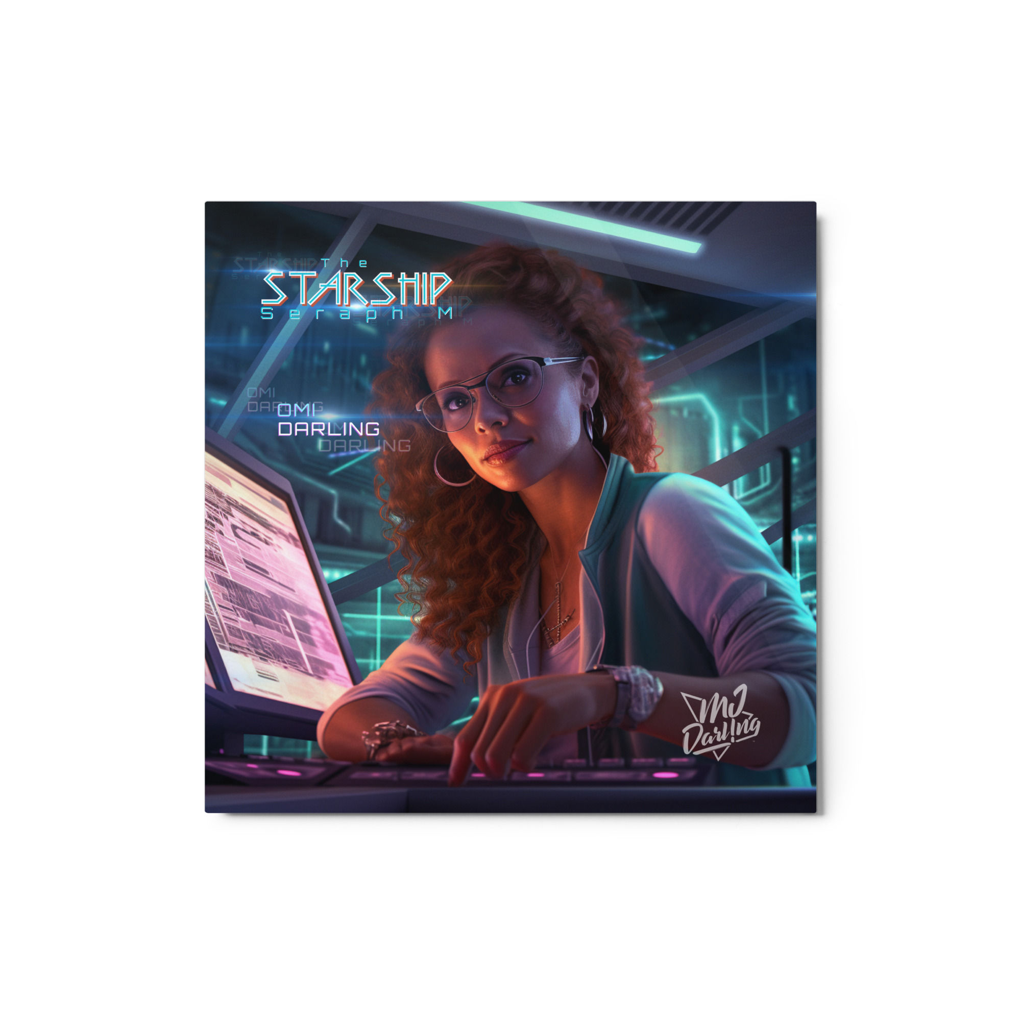 Metal Print (The Starship Seraph M; Omi Darling 1)