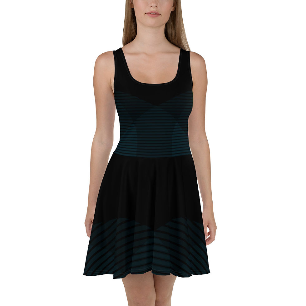 Thumbnail: Rockstar Essentials Women’s A-Line Skater Sun Dress (VHS)