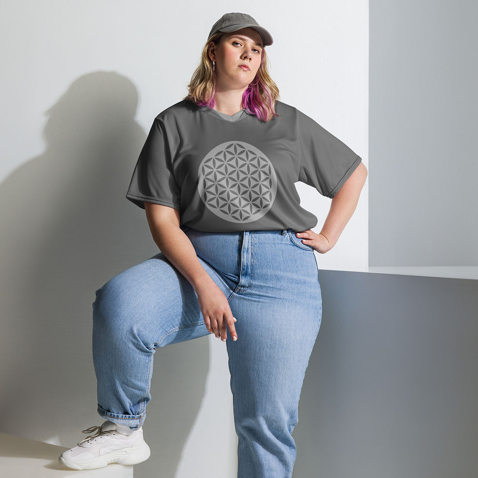 Thumbnail: Superhuman Essentials Sports Jersey (Unisex; Tree Of Life; Gray)