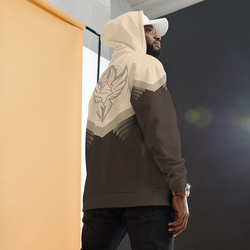 Thumbnail: Superhuman Essentials Pullover Hoodie (Unisex; Paladin; Champagne/Chocolate)