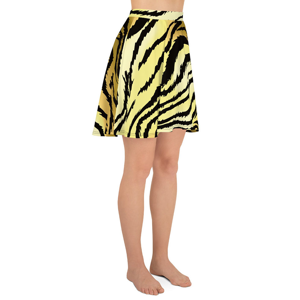 Thumbnail: Classic Essentials Women's A-Line Skater Sun Skirt (Tiger Style 2)