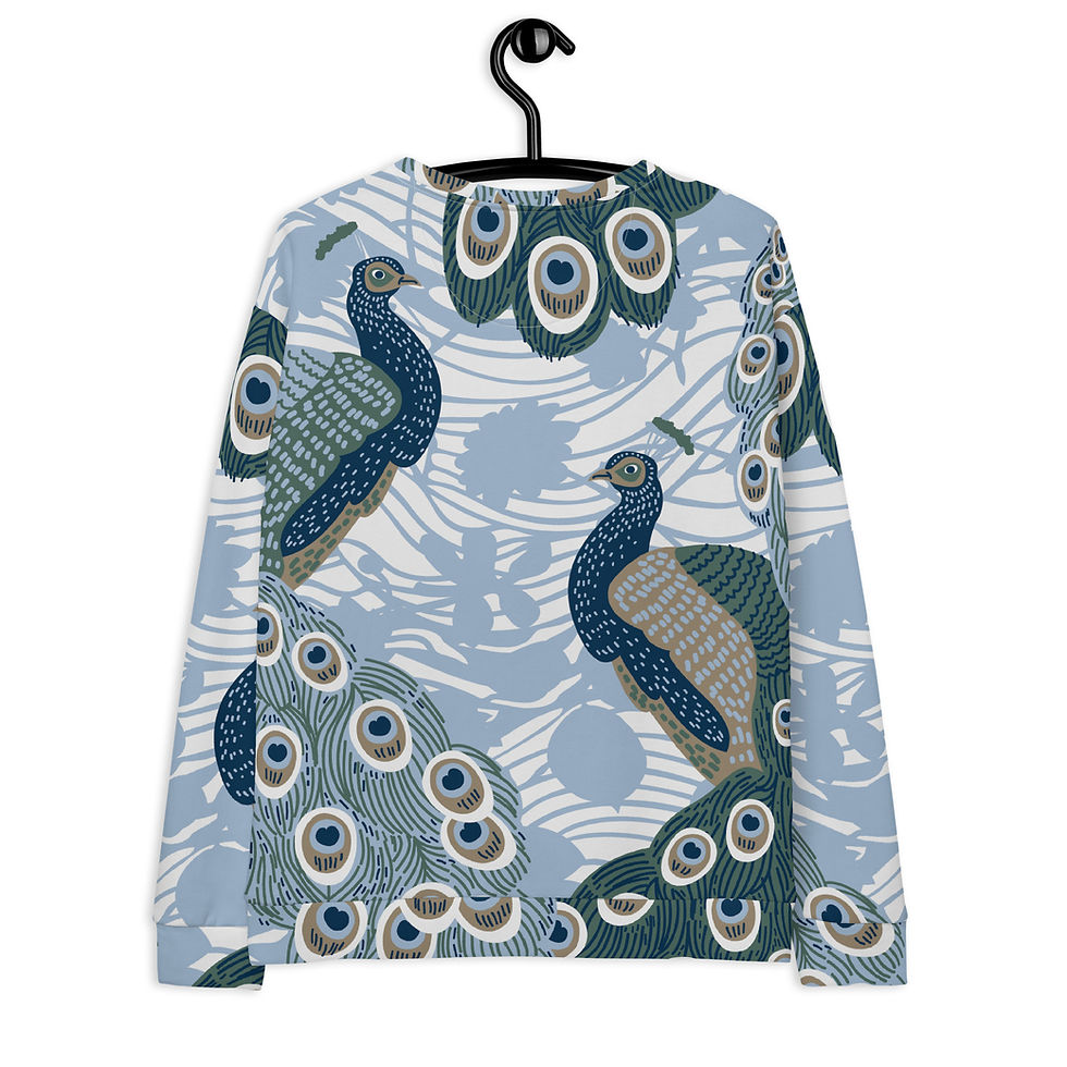 Thumbnail: Classic Essentials Pullover Sweatshirt (Unisex; Peacock)