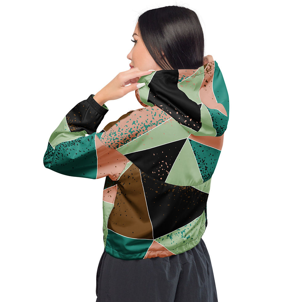 Thumbnail: Rockstar Essentials Women’s Cropped Windbreaker (Patchwerk)