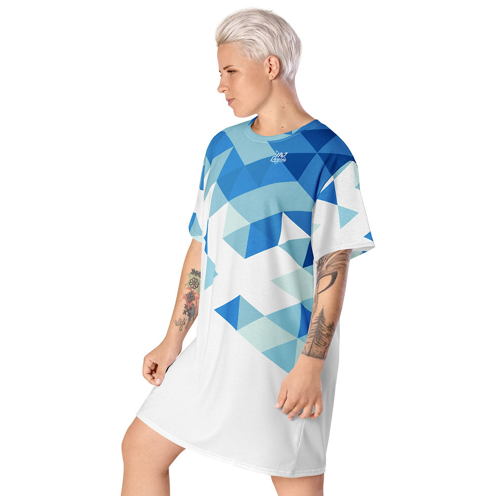 Thumbnail: Superhuman Essentials Women’s T-Shirt Dress (Crystal Clear)