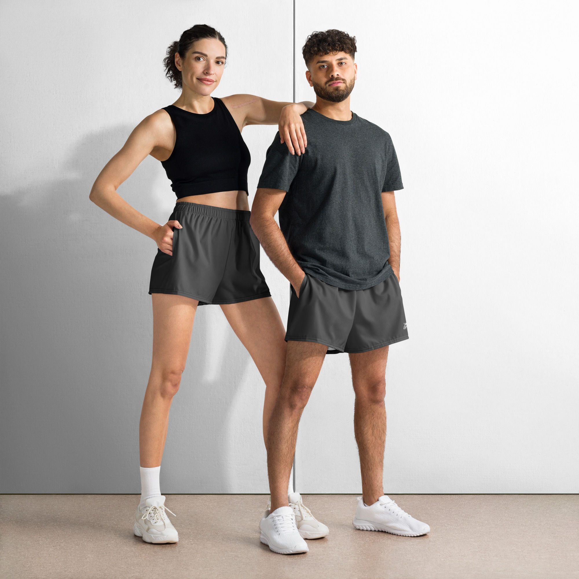 Classic Essentials Athletic Shorts (Unisex; Gunmetal)