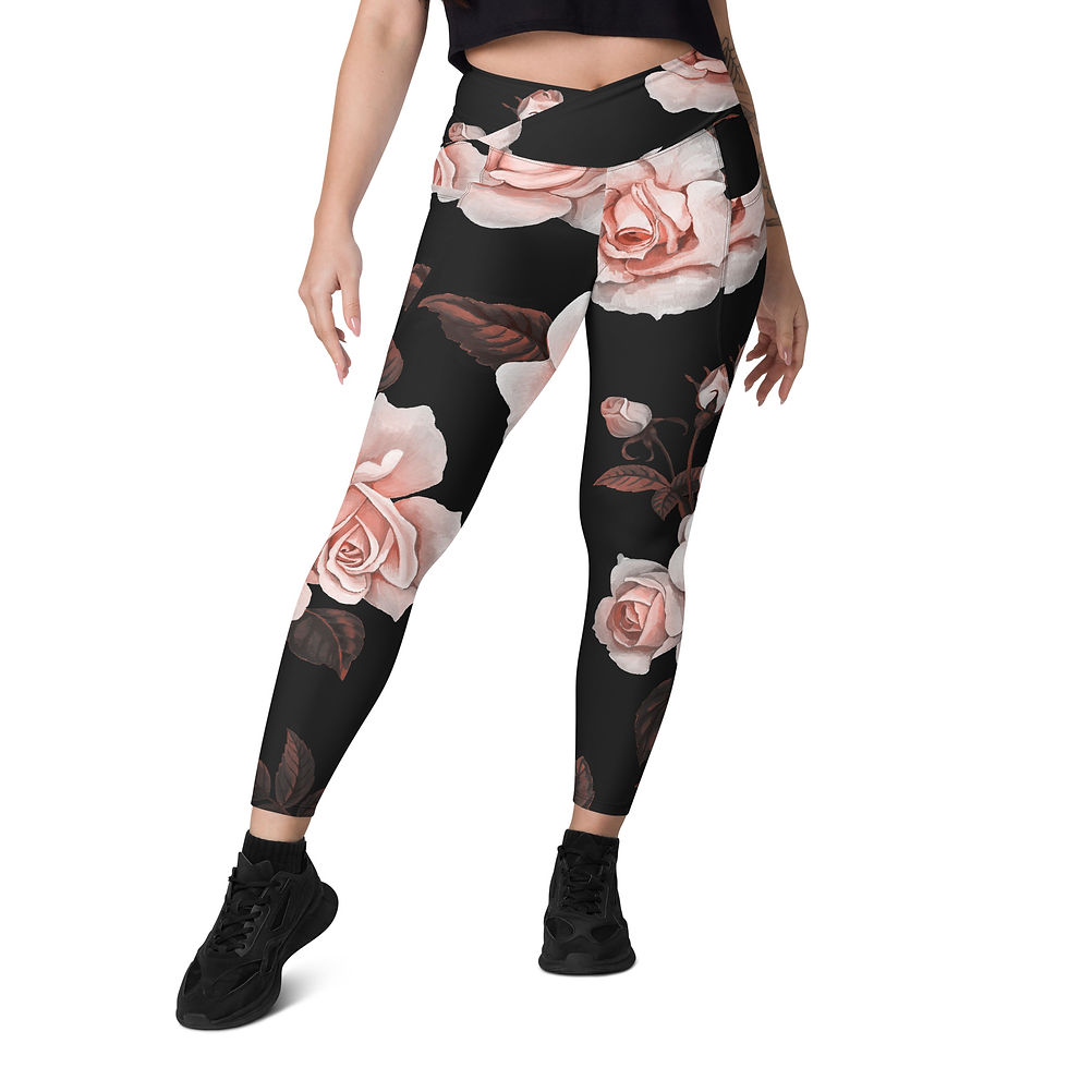 Thumbnail: Classic Essentials Women's Crossover Leggings w/ Pockets (Spring; Corabeth)
