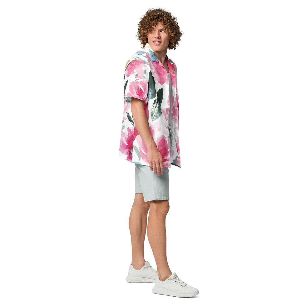 Thumbnail: Classic Essentials Short Sleeve Button Down Shirt (Unisex; Spring; Betty Rose)