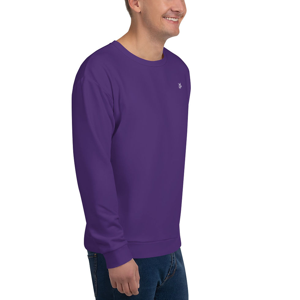 Thumbnail: Classic Essentials Pullover Sweatshirt (Unisex; Purple)