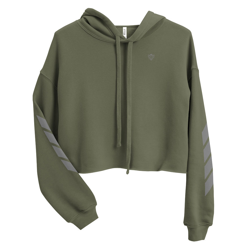 Thumbnail: Superhuman Essentials Women's Cropped Hoodie (Captain; w/ Color Options)