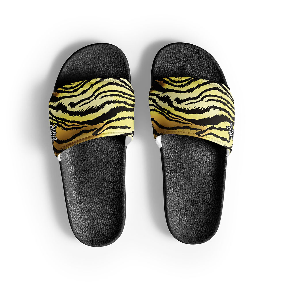 Thumbnail: Rockstar Essentials Men's Slides (Tiger Style 2b/Black)