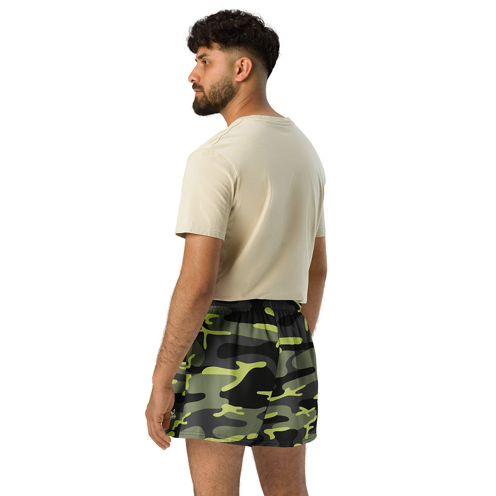 Thumbnail: Rockstar Essentials Athletic Shorts (Unisex; Shiggy; Camo; Green)