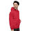 Thumbnail: Classic Essentials Pullover Hoodie (Unisex; Red; Black Stitch)