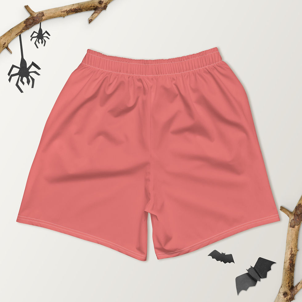 Thumbnail: Classic Essentials Athletic Shorts (Unisex; Long; Salmon)