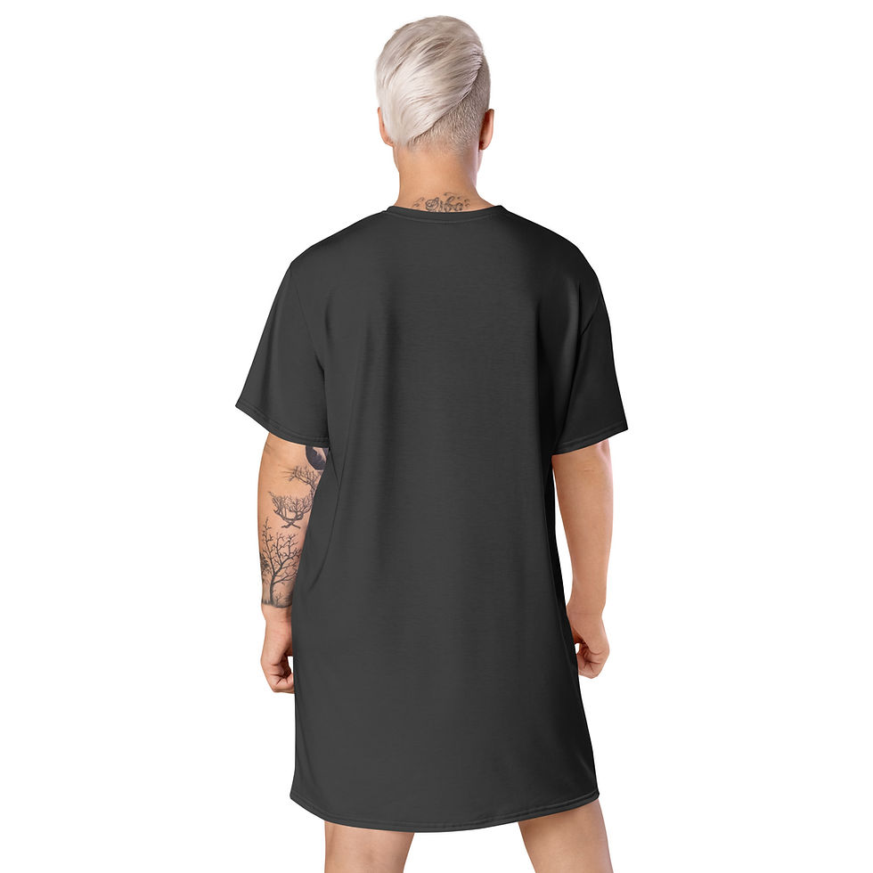 Thumbnail: Classic Essentials Women’s T-Shirt Dress (Gunmetal)