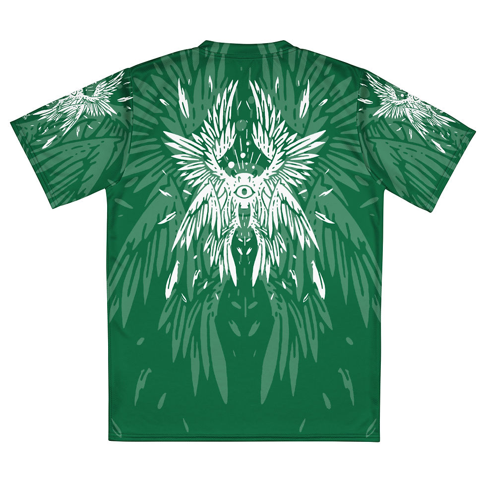 Thumbnail: Superhuman Essentials Sports Jersey (Unisex; Be Not Afraid; Emerald)