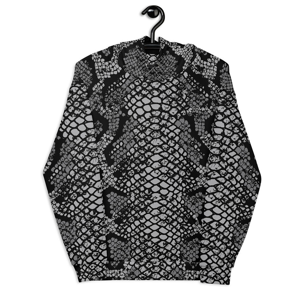Thumbnail: Rockstar Essentials Pullover Hoodie (Unisex; Cobra; Gray)