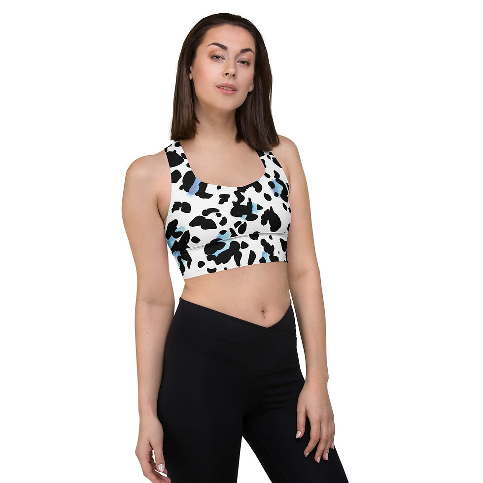 Thumbnail: Rockstar Essentials Women’s Longline Sports Bra/Top (Arctic Cougar)