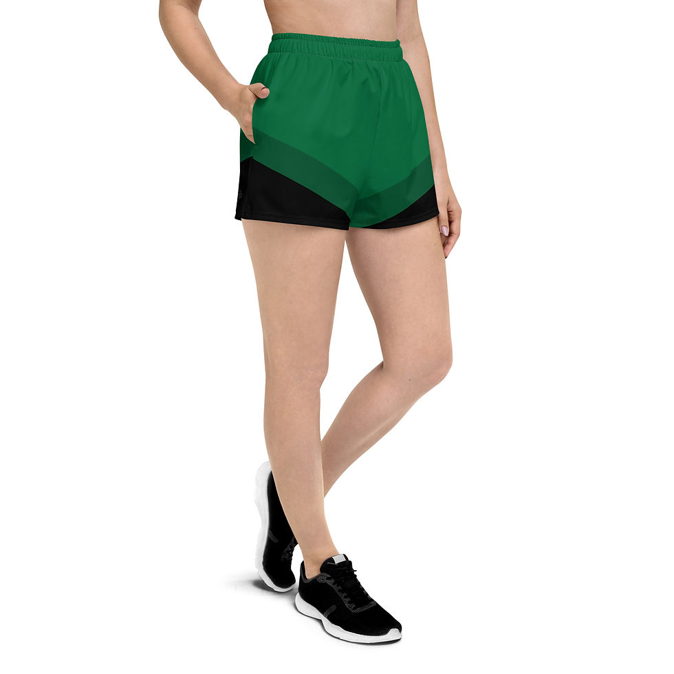 Thumbnail: Superhuman Essentials Athletic Shorts (Unisex; Paladin; Emerald/Black)