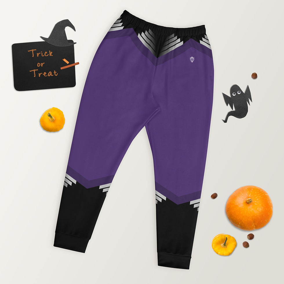 Thumbnail: Superhuman Essentials Men's Joggers (Paladin; Purple/Black)