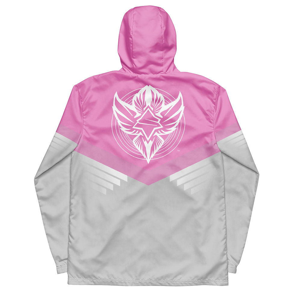 Thumbnail: Superhuman Essentials Men's Windbreaker (Paladin; Mauvelous/Angelic)
