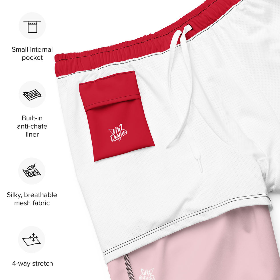 Thumbnail: Classic Essentials Swim Trunks (Red)