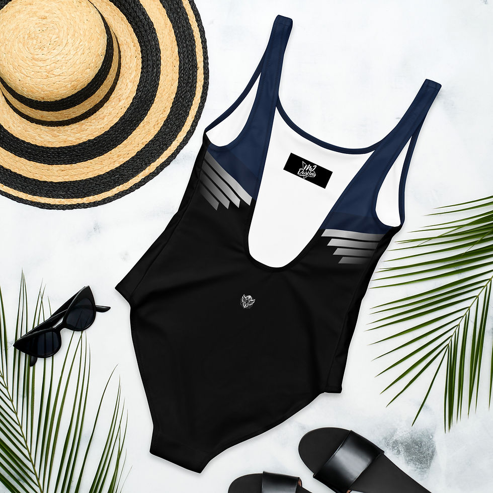 Thumbnail: Superhuman Essentials Women's One-Piece Swimsuit (Paladin; Navy/Black)
