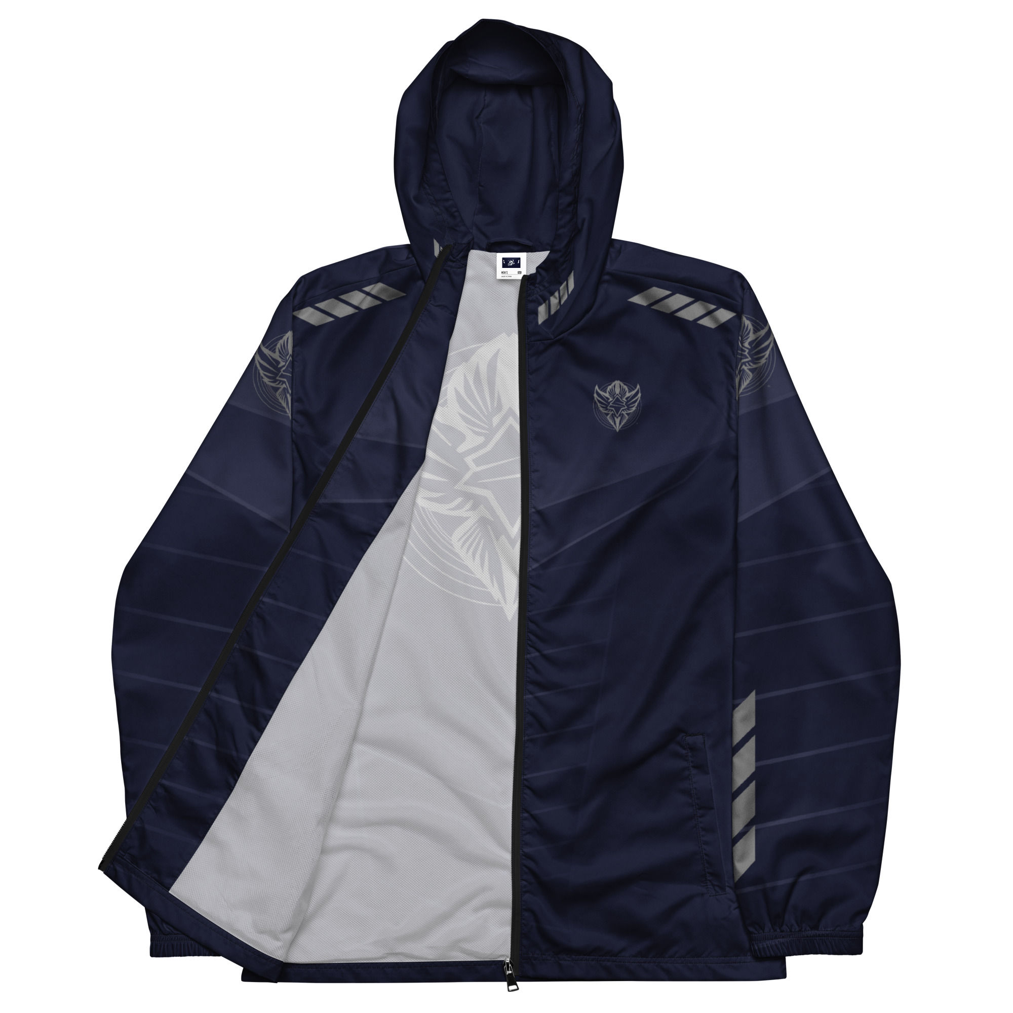 Superhuman Essentials Men’s Windbreaker Jacket (Captain; Navy)