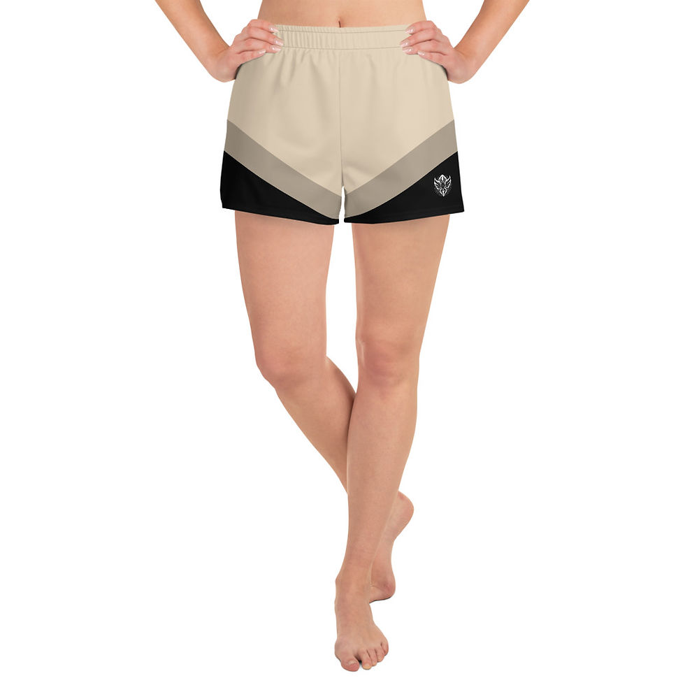 Thumbnail: Superhuman Essentials Athletic Shorts (Unisex; Paladin; Champagne/Black)