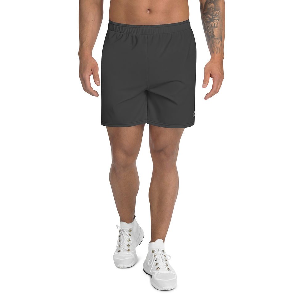 Thumbnail: Classic Essentials Athletic Shorts (Unisex; Long; Gunmetal)