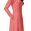 Thumbnail: Classic Essentials Women's Long Sleeve Midi Dress w/ Pockets (Salmon)