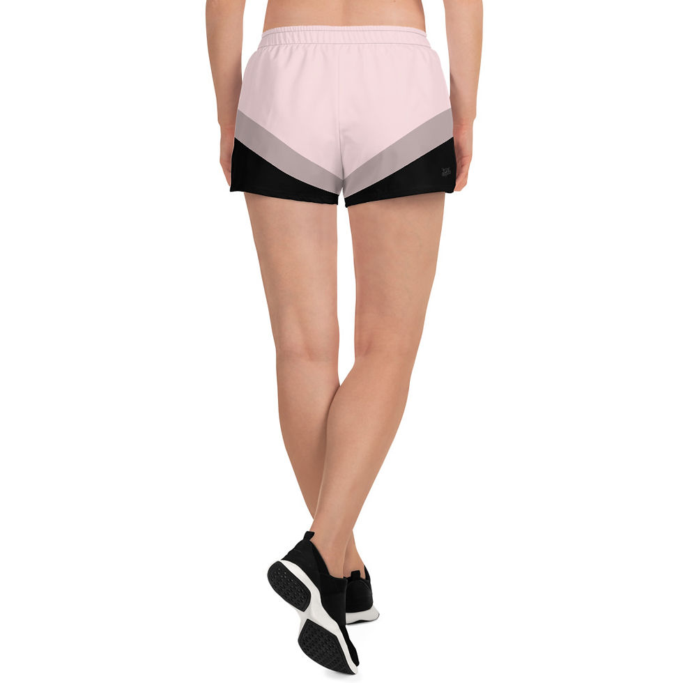 Thumbnail: Superhuman Essentials Athletic Shorts (Unisex; Paladin; Pink Champagne/Black)